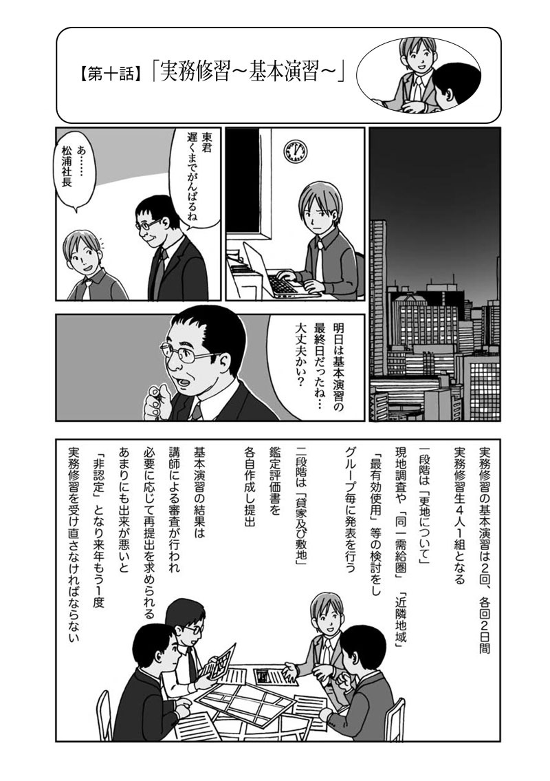 まんが・不動産鑑定士物語 Copyright(C) Tokyo Association of Real Estate Appraisers.